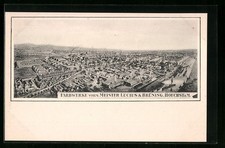 AK Hoechst a. M., Farbwerke vorm. Meister Lucius & Brüning aus der Vogelschau 