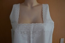 alter Damen Unterrock schöne Spitze Baumwolle Vintage Deko