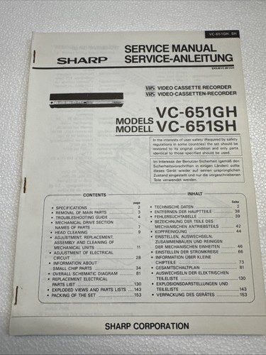 Sharp service anleitung - service,