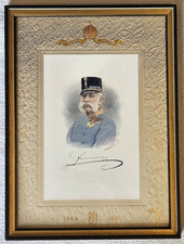 Kaiser Franz Joseph I. Memorabilia / Kaiserhaus - Prunkrahmung Charles Scolik