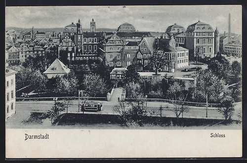 Ansichtskarte darmstadt - ansichtskarte,