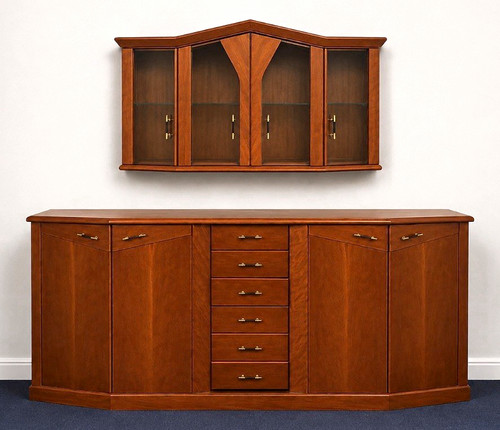 Holz sideboard kirschbaum - sideboard, 4