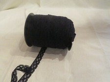 Spitzenband Spitzenborde über 200 Meter lang, 2,2 cm breit Farbe schwarz floral 