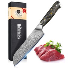 Santoku messer damaststahl - santoku,