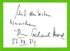 Autogramm GERHARD MARCEL - Schauspieler, Synchronsprecher (z.B. Star Trek - TNG)