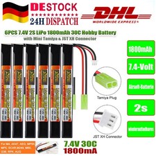 6x 7,4V 1800mAh 30C Airsoft