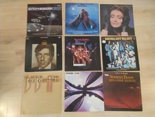Schallplatten Vinyl Sammlung 9x ROCK POP der 1970er und 1980er