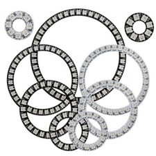 WS2812B 8/16/24/35/45 LEDs