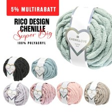 Rico Chenillove Super Big | 300g Chenille | JUMBO Stricken Häkeln Wolle flausch
