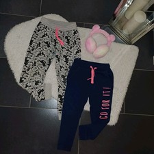 Jogginghose Set 110 116 Disney H&M Minnie Mouse Sweathose jogger gefüttert Top