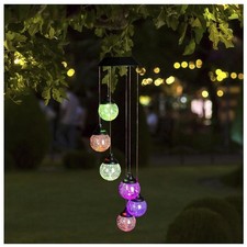 LED Solar-Windspiel mit 6