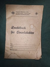 Altes ddr kaninchen - ddr, zuchtbuch