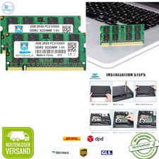 Laptop RAM DDR2 4GB Kit 667MHz