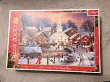 Trefl Puzzle - White Christmas - 1000 Teile - gebraucht