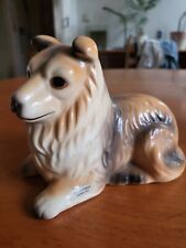 Hundefigur Collie - Dekofigur Hund - ca. 11 x 14 cm - sehr guter Zustand