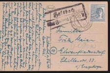 Gemeinsch.Ausg. Mi. 947, Landpost Halsbach ü Freiberg/Sa., 9.6.48