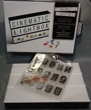 LIGHTBOX Leuchtkasten inclusive Buchstaben- und Zeichensatz