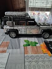 Geländeauto Aus Klemmbausteinen In SILBER komplett Zusammengebaut .