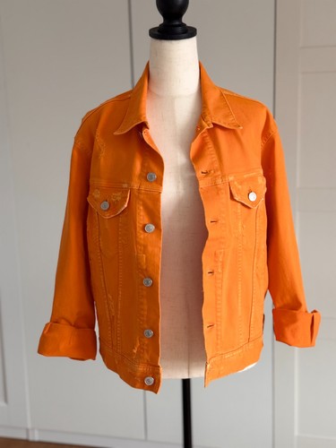 Replay jeansjacke orange - replay, gr.