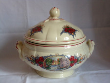 Schüssel Terrine Steingut Obernai Sarreguemines Frankreich