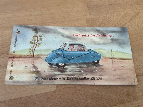 Messerschmitt kabinenroller - kabinenroller, kr