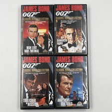 James Bond 007 VHS Set 4 Filme