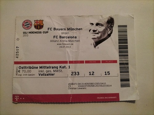 Sammler ticket friendly 2013 - ticket,