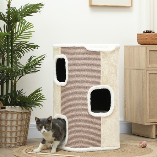 Pawhut kratztonne für katzen - pawhut,