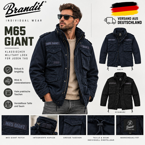 Brandit feldjacke m65 giant - brandit,