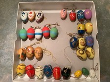 Ostereier 31 Stück DDR Holz