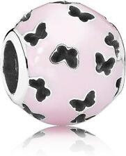 Pandora Damen-Bead Schwebende Schmetterlinge 925 Silber Emaille - 791483EN68