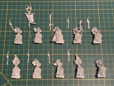 Warhammer Dark Elves Dunkelelfen 10 Executioners Henker Metal Used OOP #1