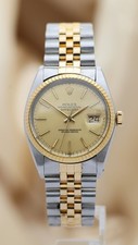 Rolex Datejust 36 Automatik Herrenuhr Stahl/Gold 16013 