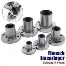 Flansch Linearlager Wellenkupplung Kugelbuchse Lager Führung Welle Unterstützung