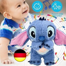 Beruhigender-&-Atmender-Plüschtier-Stitch-Mit-Nachtlichtfunktion--kinder-25cm-DE