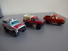 Matchbox: "Sheriff" Chevy Blazer/"Aspen Ski Holiday Pick Up"/"Goodrich" Pick Up