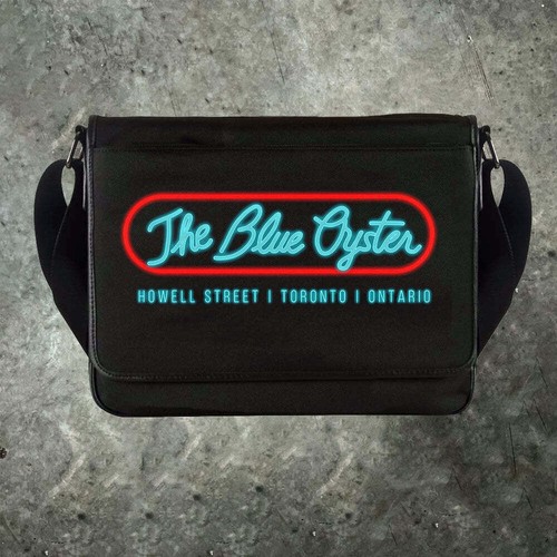 The blue oyster messenger - messenger, bag