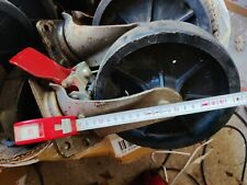 Bockrollen Laufrolle Lenkräder Schwerlastrollen Plattenwagen 200mm