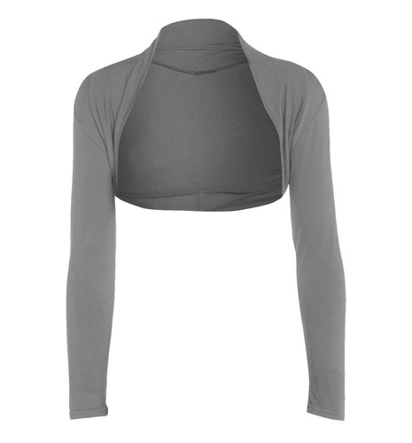 Damen uni langarm bolero - uni, shrug