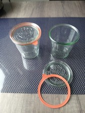 Vorratsgläser Set 2 Weck Gläser Rundrand Glas 100 ca.400 ml Einkochgläser