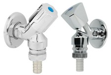 Geräte Anschluß Ventil Spül-Waschmaschinen-Wasserhahn m. Rückflussverhinderer