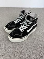 VANS Sk8 Hi  Sneaker Turnschuh Freizeitschuh schwarz weiß Damen Gr 38