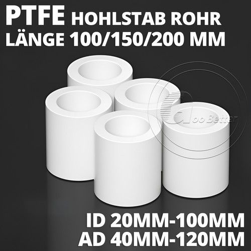 Ptfe hohlstab rohr rundstab - ptfe,