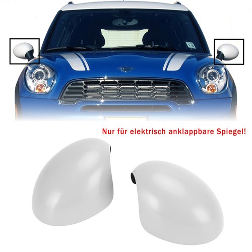 Spiegelkappen weiß kappe - spiegelkappen,