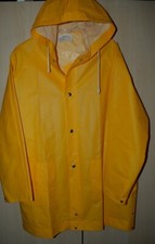Glanz PVC Regenjacke + Kapuze