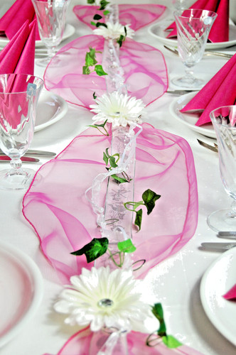 Komplette tischdeko pink - in,