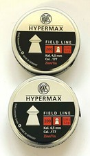 2 Pack á 200 Zinn Luftgewehrkugeln Spitz RWS Hypermax 4,5 mm bleifrei #032.002