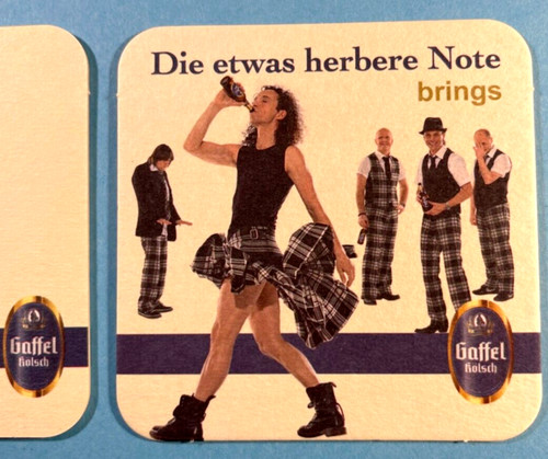 Bierdeckel gaffel kölsch - bierdeckel,