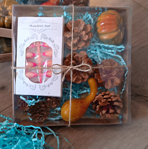 Herbst deko set geschenkbox - herbst, deko-set
