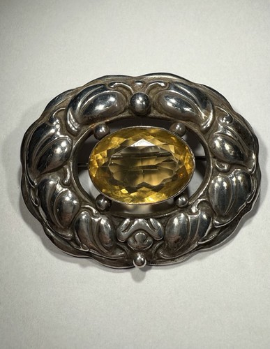 Jugendstil brosche rudolf - jugendstil,